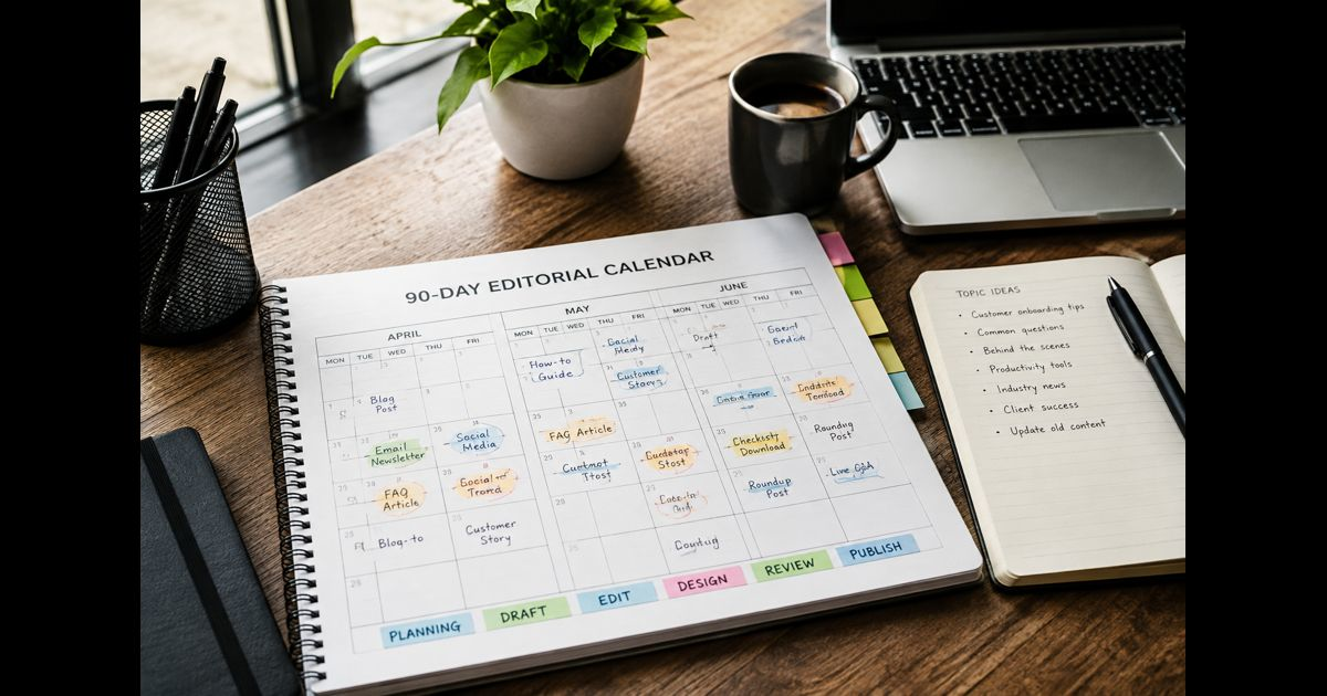 editorial calendar for small business