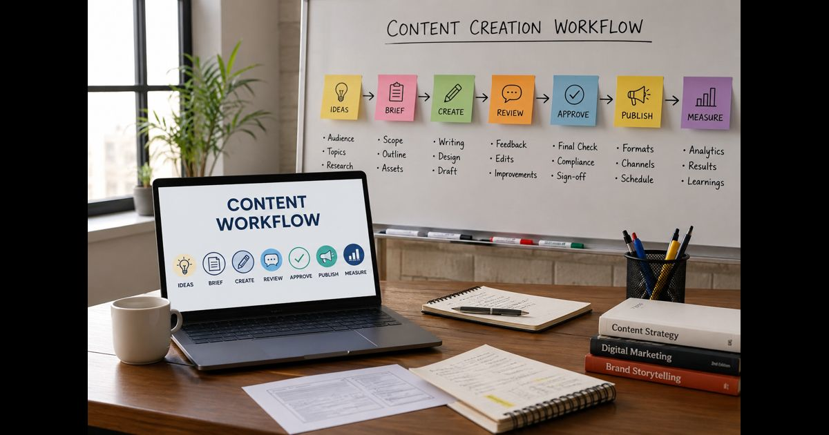 content creation workflow for small teams